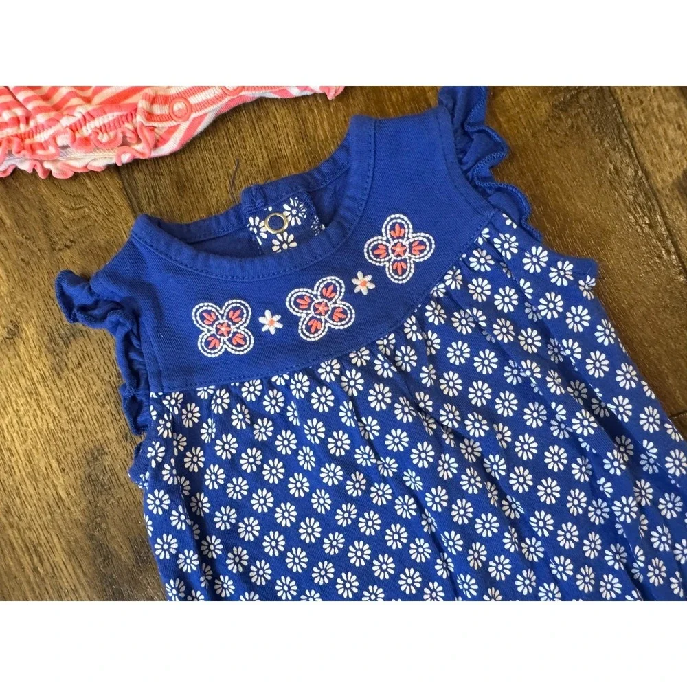 Carters Baby Girl Clothes Lot 3 Months Rompers Outfits Summer Shorts Sweetie‎